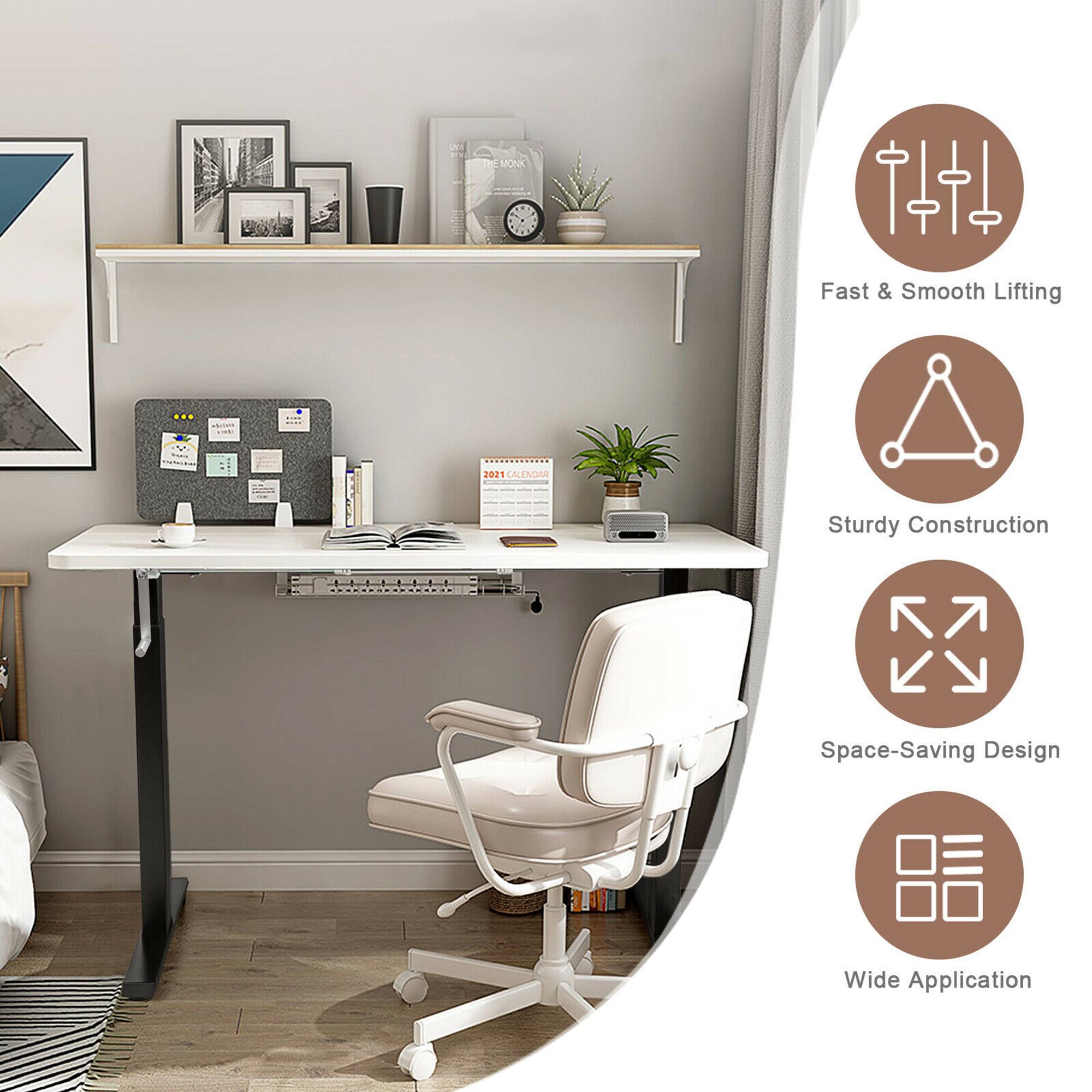 - Fast & Smooth Lifting
- Sturdy Construction
- Space-Saving Design
- Wide Application