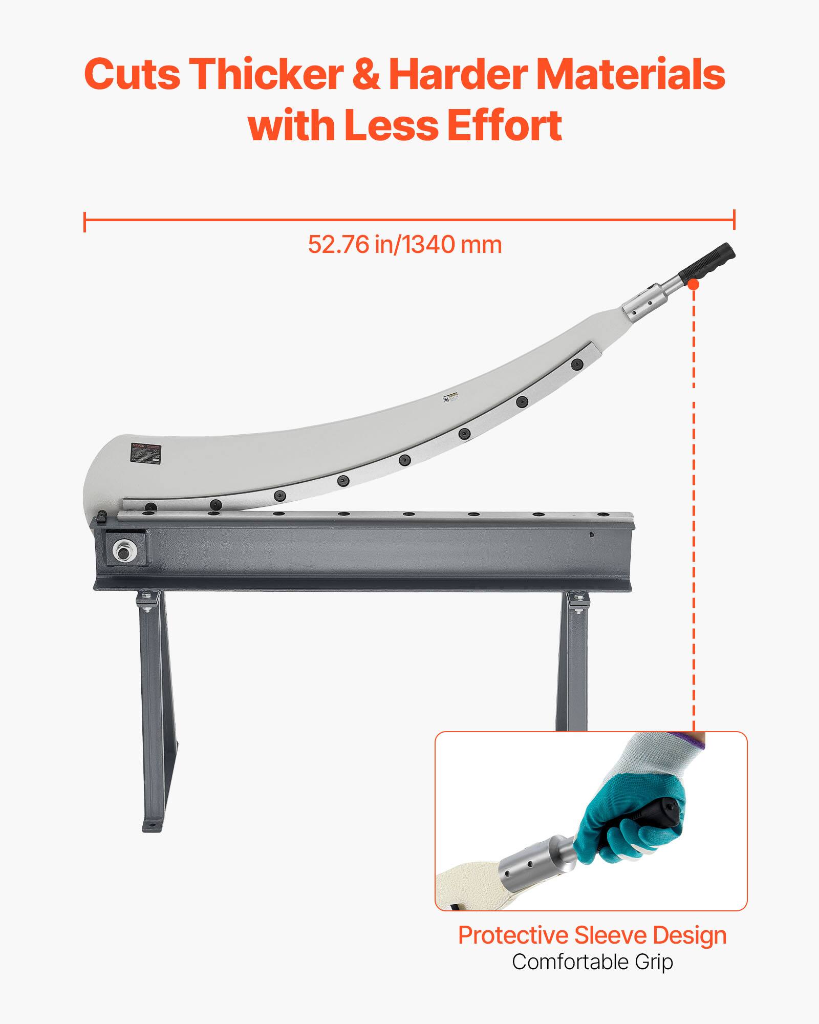 Cuts Thicker & Harder Materials with Less Effort

52.76 in/1340 mm

Protective Sleeve Design
Comfortable Grip