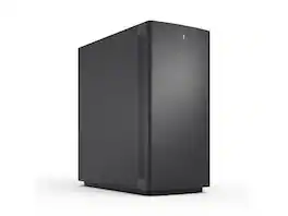 Fractal Design - Define One Dark Solid PC Case - Sound-Dampened, 3 Fans, ATX/E-ATX/mATX/ITX Support - Black