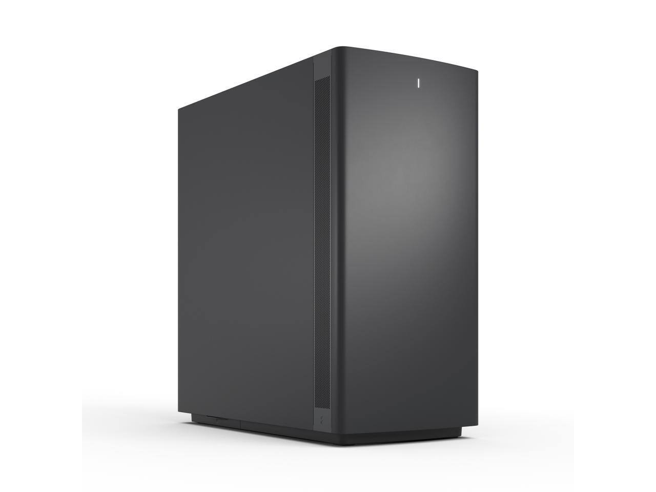 Front. Fractal Design - Fractal Design Define One Dark Solid PC Case - Sound-Dampened, 3 Fans, ATX/E-ATX/mATX/ITX Support - Black.