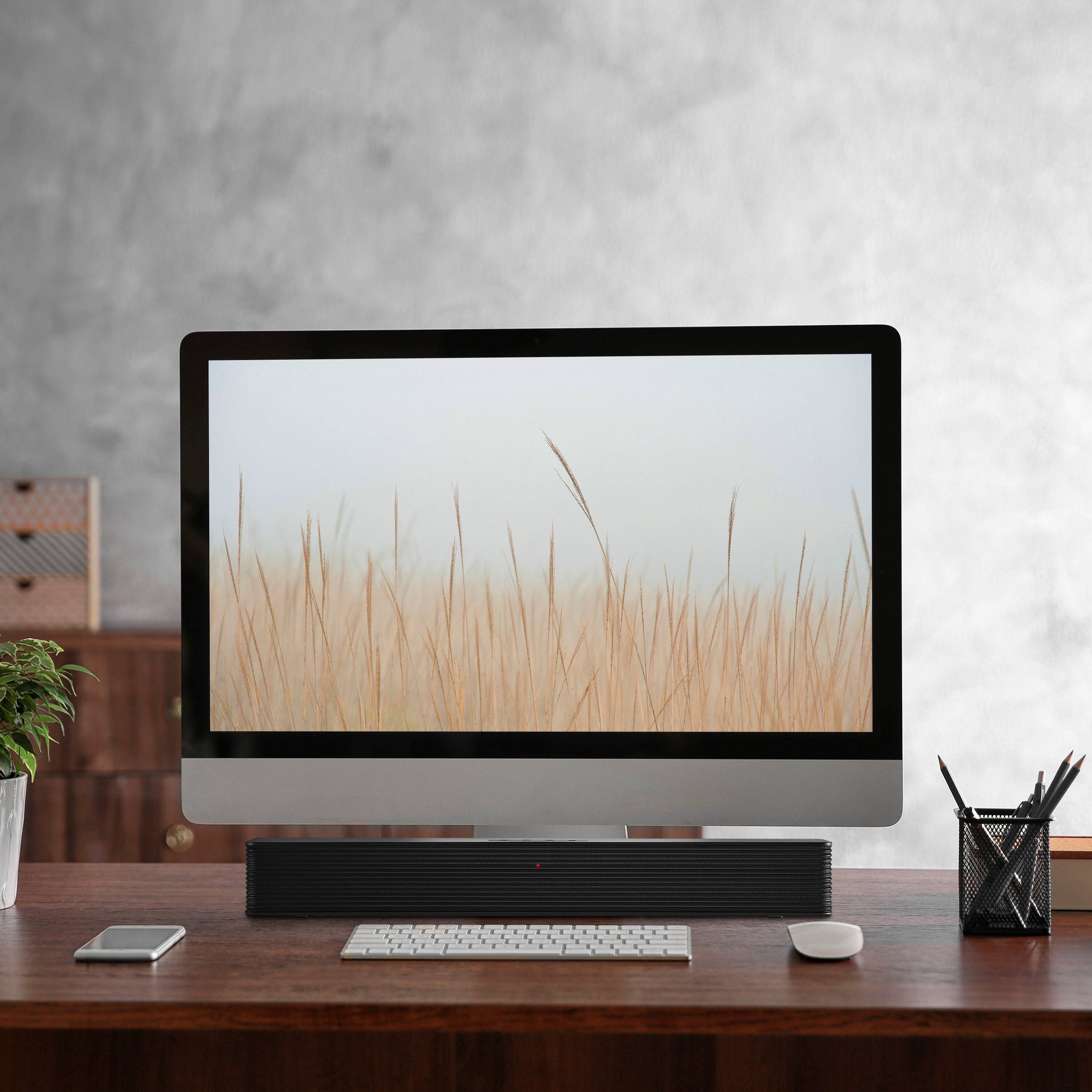 Insignia™ 2.0 Mini Soundbar 20" Black NSHTSB20S Best Buy