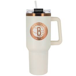 Great American Products - Brooklyn Nets 40oz. Colossus Copper Edition Tumbler - Cream