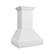 Angle. ZLINE - ZLINE 36 in. Wooden Wall Mount Range Hood (355WW-36) - Rustic Bright White Finish.