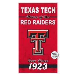 Jardine - Texas Tech Raiders 11'' x 20'' Home Of The Sign - Red