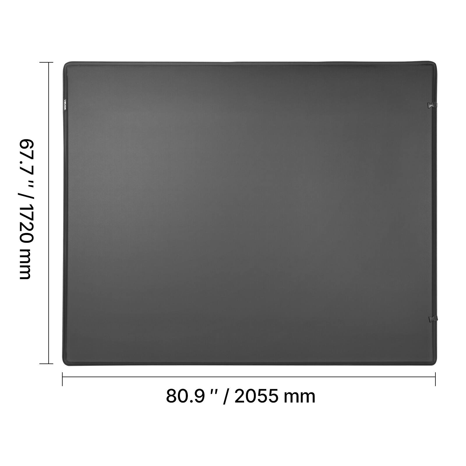 67.7" / 1720 mm  
80.9" / 2055 mm