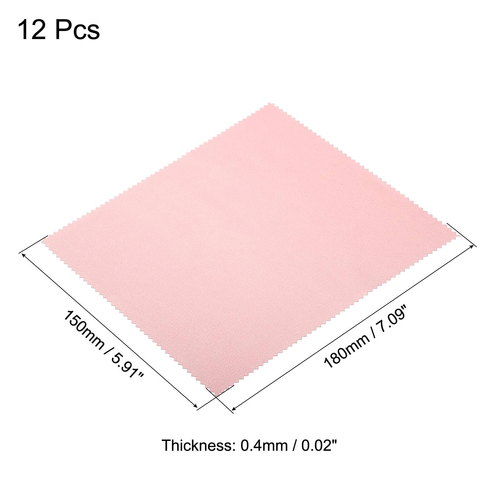 12 Pcs  
150mm / 5.91" x 180mm / 7.09"  
Thickness: 0.4mm / 0.02"