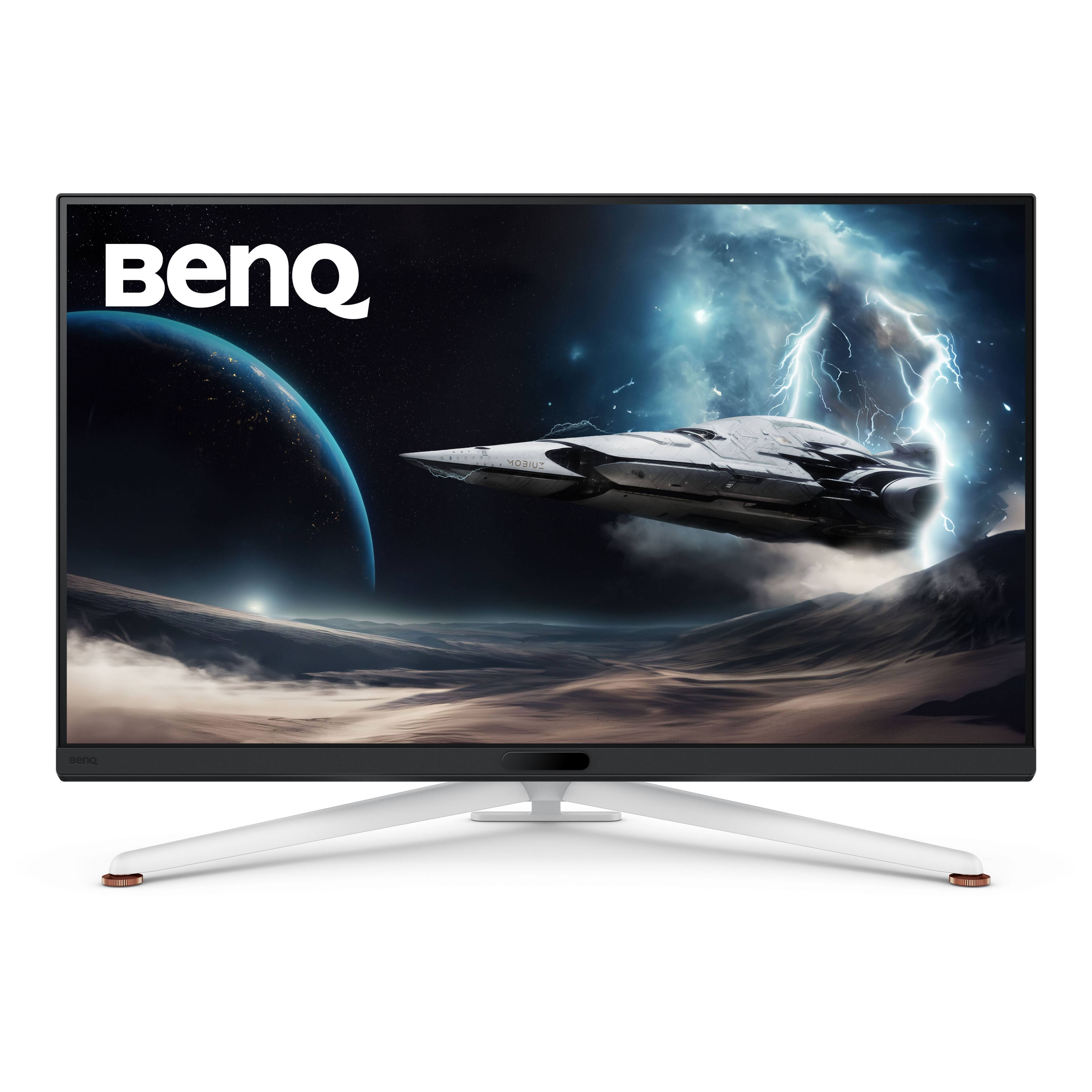 Alt View 1. BenQ - EX321UX 31.5” IPS Mini LED HDR1000 Gaming Monitor (HDMI/DP/USB-C) - white.
