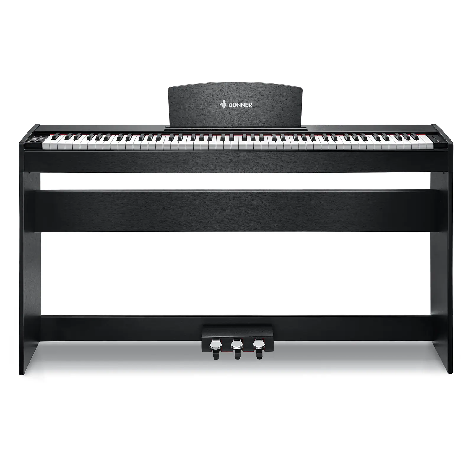 Front. Donner music - Donner DDP-50 Beginner Weighted Digital Piano.