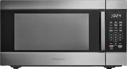 - Time
- Cook Time
- Defrost
- Weight
- Defrost Power
- Sensor
- Reheat
- Melt/ Soften
- Popcorn
- Potato
- Pizza
- Frozen Dinner
- Vegetable
- Beverage
- Plate
- EXPHESS
- 1
- 2
- 3
- 4
- 5
- 6
- 7
- 8
- 9
- Clock
- Timer
- Memory
- STOP
- START
- Cancel & Power
- Saving
- 30 Sec
- INSIGNIA