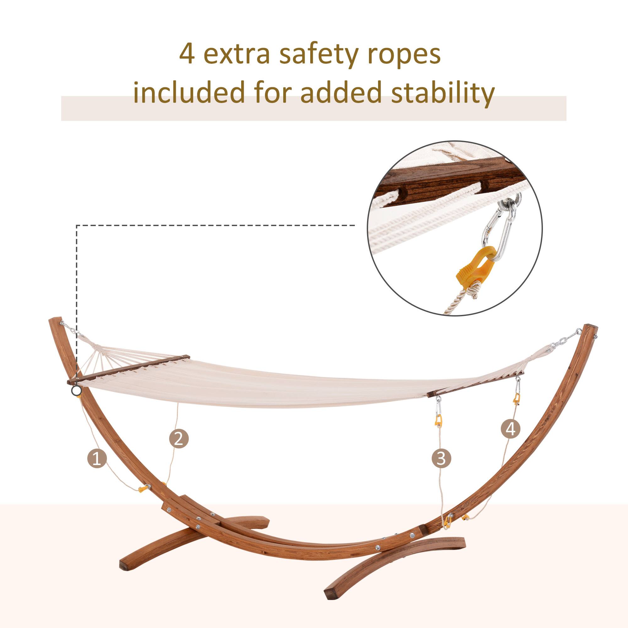 4 extra safety ropes included for added stability

1 2 3 4