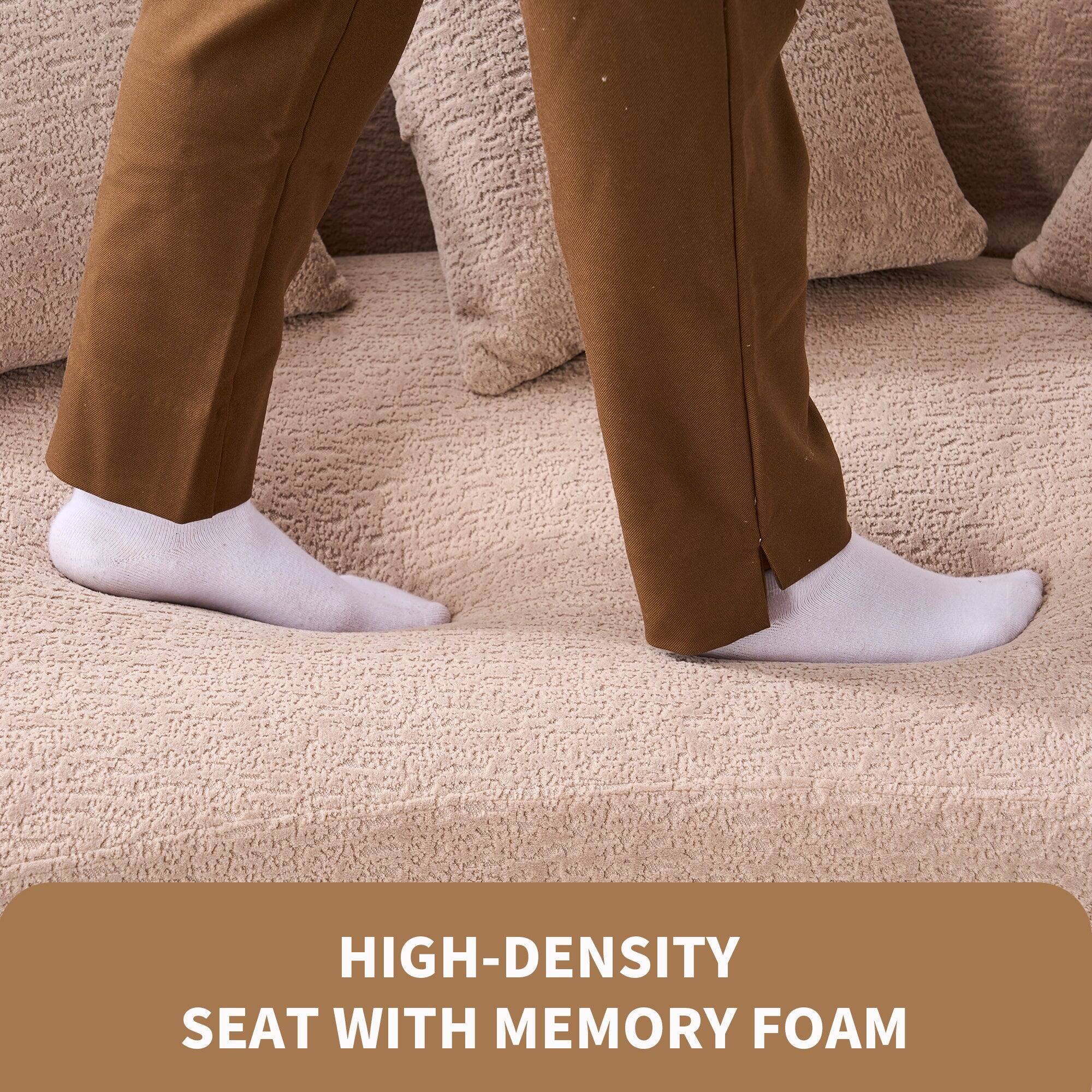 HIGH-DENSITY SEAT WITH MEMORY FOAM
