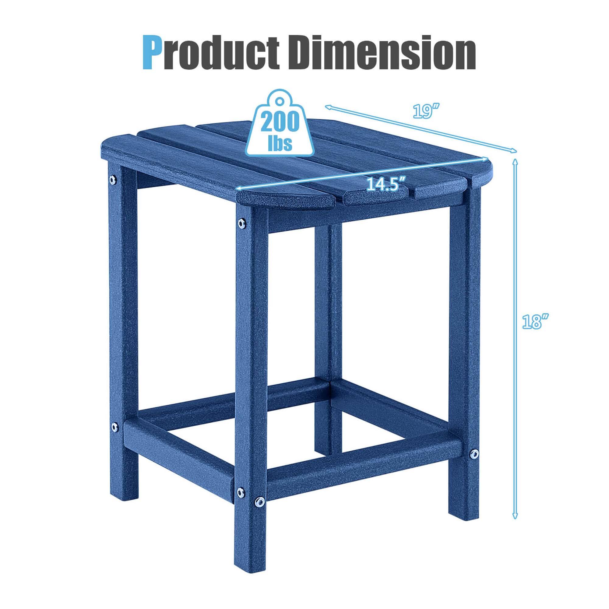 Product Dimension: 200 lbs, 19" x 14.5" x 18".