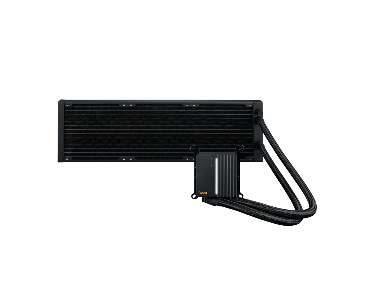 Alt View 8. ASUS - ASUS ProArt LC 420 AIO CPU Cooler with Illuminated Meter & Noctua 140mm Fans - LGA 1851/1700, AM5/AM4 - Black.