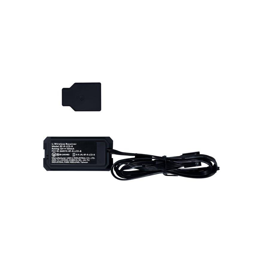 L-Wireless Receiver Model: RF-LCD-B Manufacturer: LIAN LI INDUSTRIAL CO., LTD. INDUSTRIAL PARK, KEELUNG, TAIWAN FCC ID: ZANYX-RF-LCD-B 821-240480