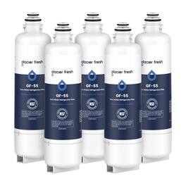 GLACIER FRESH - Replacement for Bosch 11025825 Ultra Clarity Pro Refrigerator Water Filter BORPLFTR50, 5 Pack