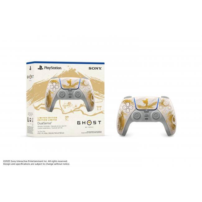 PlayStation SONY GHOST 6 5T LIMITED EDITION 1 EDITION LIMITR DualSense GHOST GH ST aT .OTE! X PYT 2025 Sony Interactive Entertainment Inc All rights reserved Design and specifications are subject to change without notice