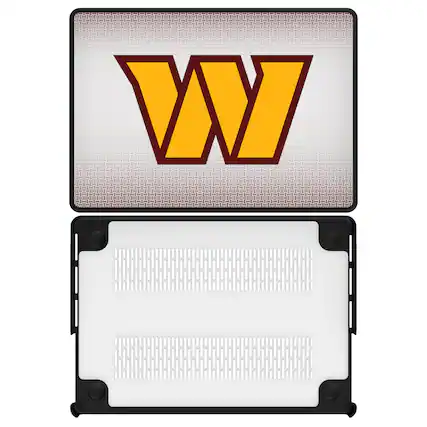 Front. Keyscaper - Washington Commanders Linen MacBook Case - Pro 13 in - Multicolor.