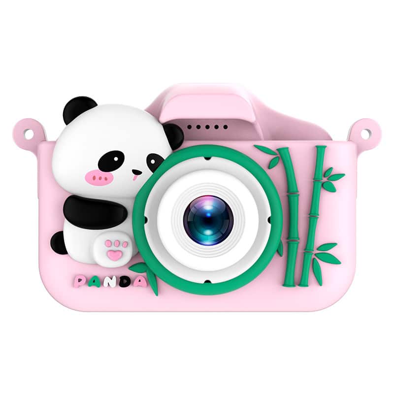 Cluzine - Kids Digital Camera, 48MP, 1080P Video, 32GB, Pink Panda Design
