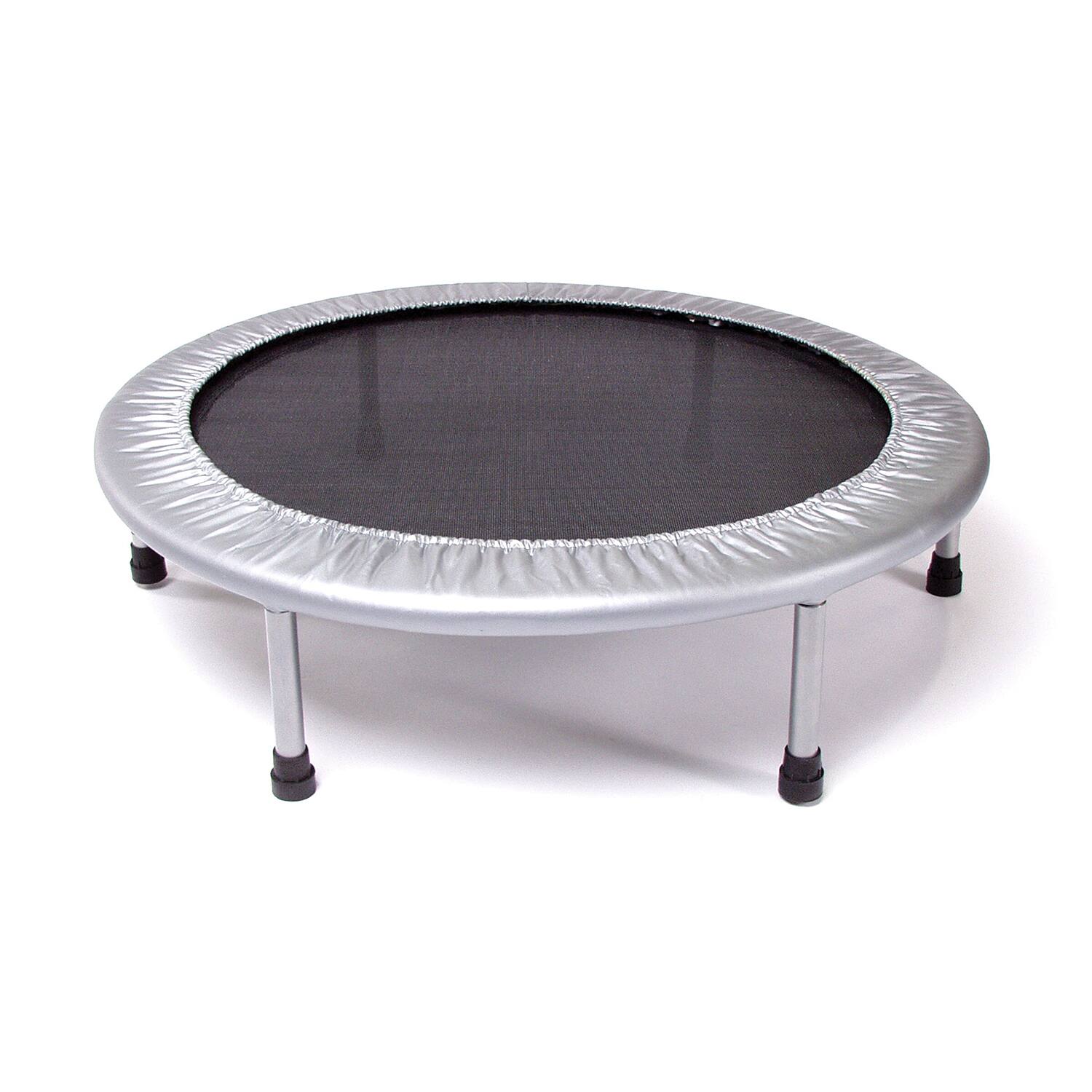 Alt View 7. Stamina Products - Stamina Products 35-1625 36 Inch Folding Quiet and Safe Trampoline for Cardio - 36-Silver.