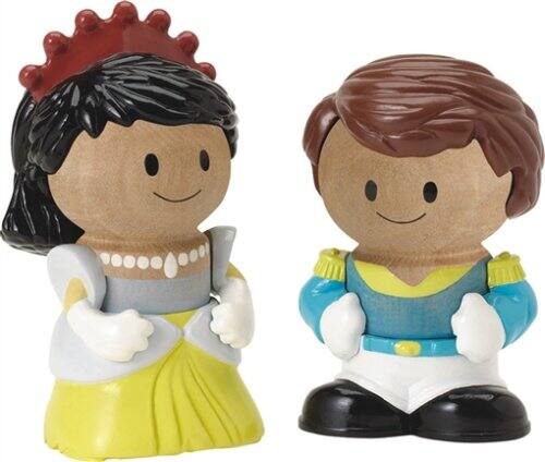Alt View 1. Hasbro - Play Town Wooden Figure Cinderella & Prince Charming 2 Pack - Multi.