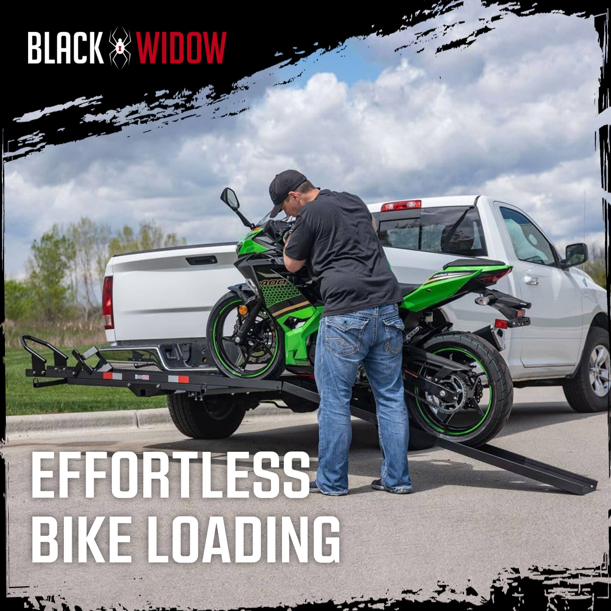 BLACK WIDOW

EFFORTLESS BIKE LOADING