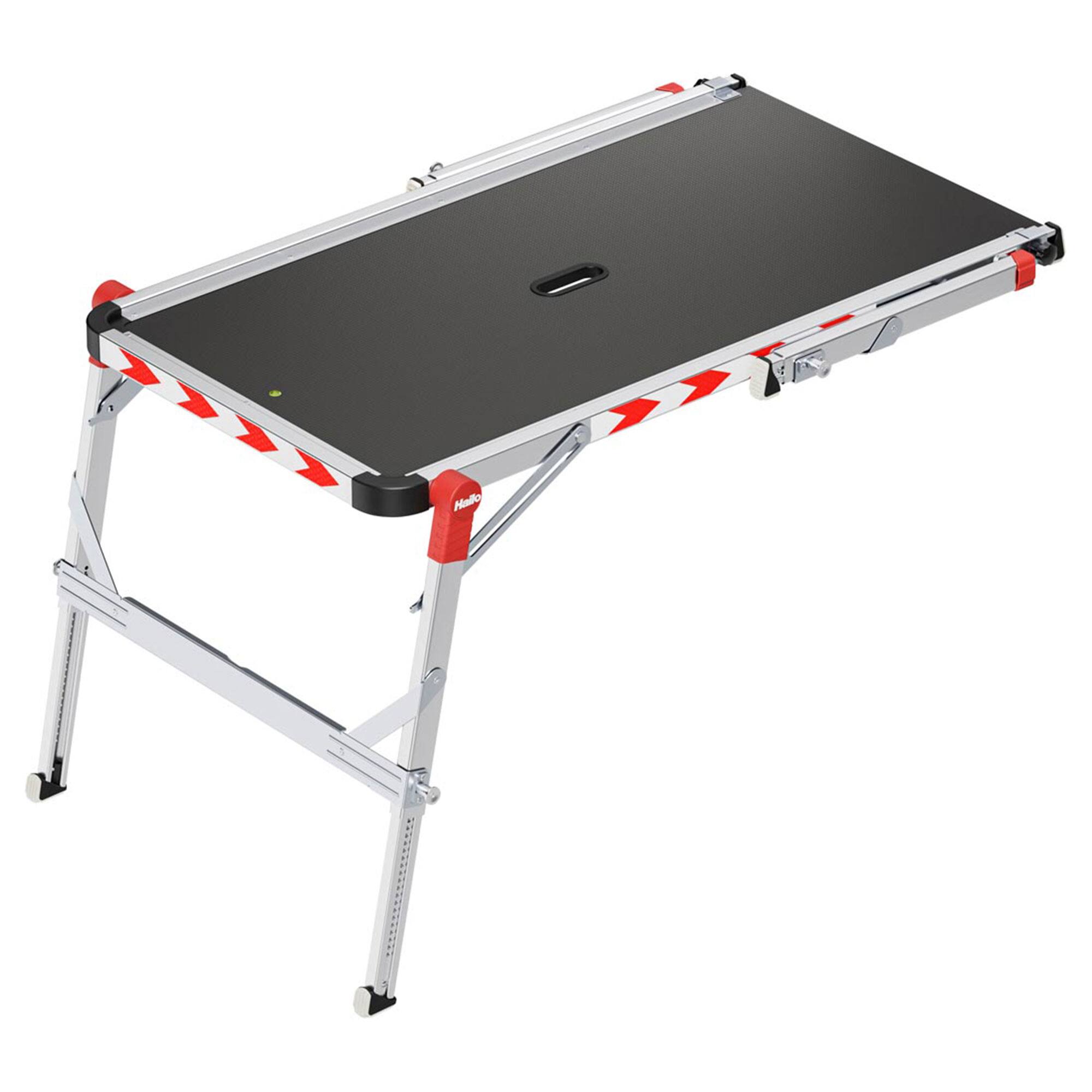 Alt View 8. Hailo - Hailo Adjustable Aluminum Work Platform TP2 Plus for Ladders & Stairs, Foldable - Multicolor.