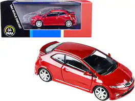Honda Civic Type R FN2 Euro Milano 1/64 Diecast Model Car by Paragon - Red