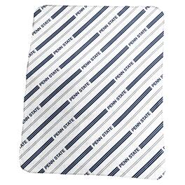 Logo Brands - Penn State Nittany Lions 50" x 60" Classic Vertical Stripe Fleece Throw Blanket - Multicolor