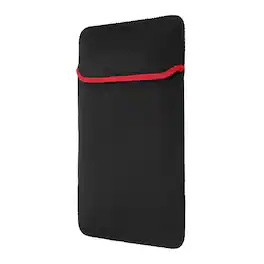 Unique Bargains - Laptop Case - Soft Computer Sleeve Carrying Bag, Shockproof Protective Cover for 15.6" Notebook - Red-Black