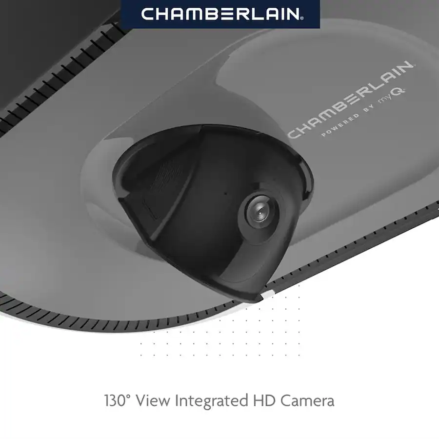 Integrated Led Module Chamberlain Chamberlain 1 1/4 HP LED Quiet Belt Drive Video Smart Garage Door ...