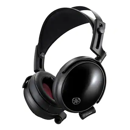 Front. Yamaha - Yamaha YH-C3000 Closed Back Wired Headphones - Black.