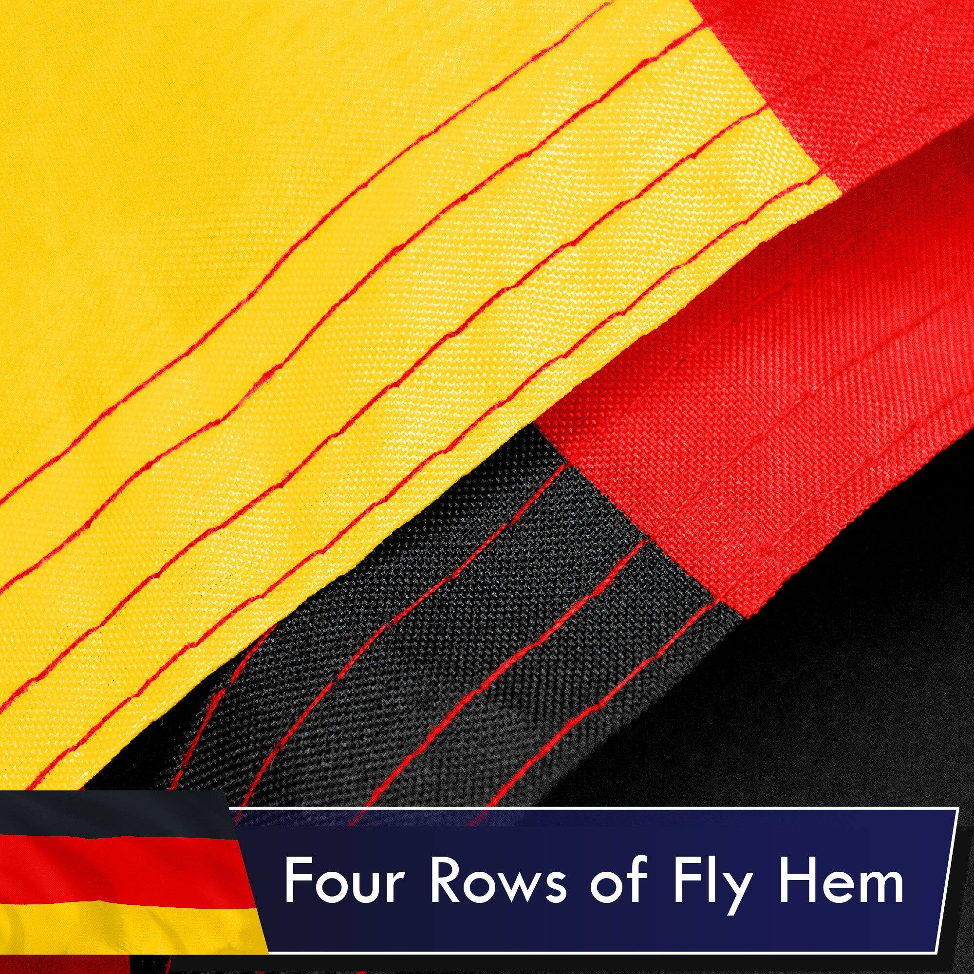 Four Rows of Fly Hem