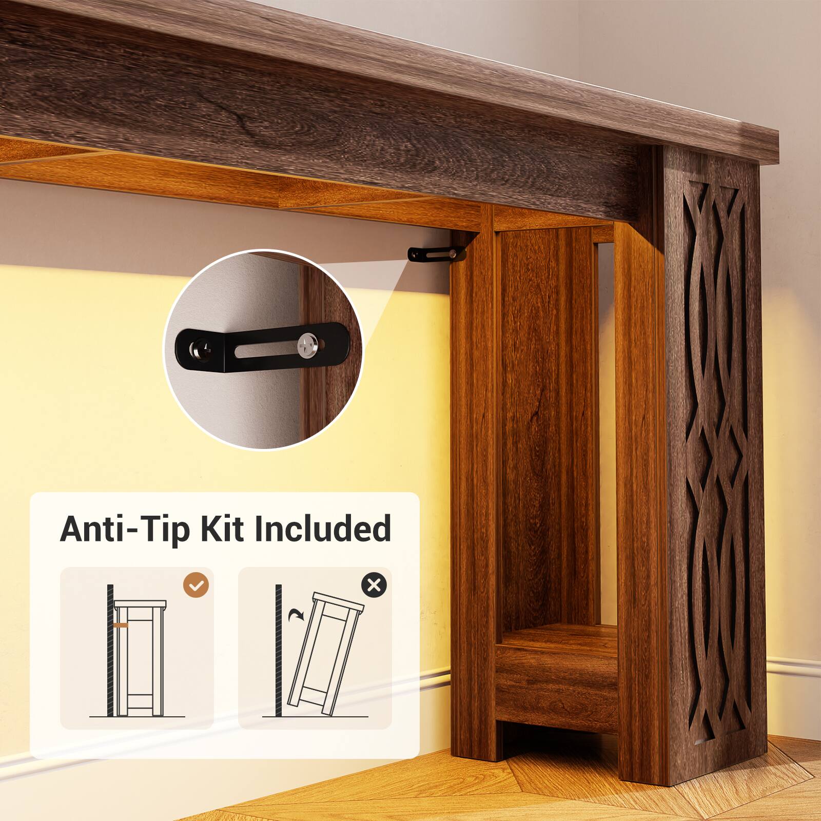 Anti-Tip Kit Included