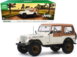 1979 Jeep CJ-7 Golden Eagle "Dixie" 1/18 Diecast Model Car by Greenlight - Cream