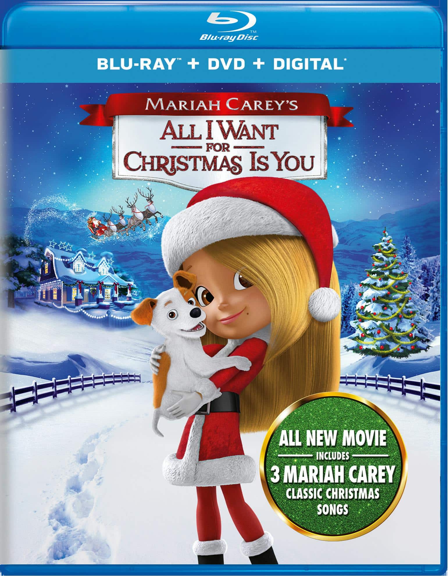 Mariah Carey's All I Want for Christmas Is You (DVD + Digital) [Blu-ray]