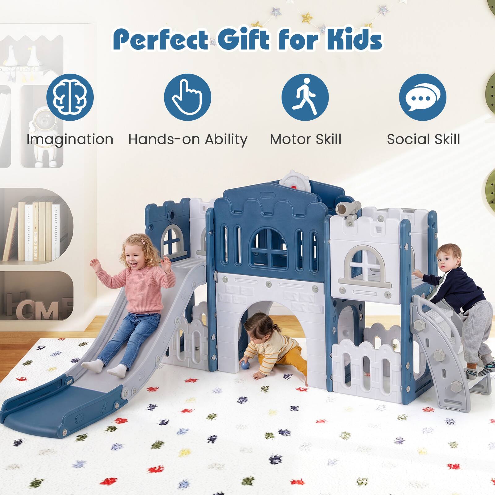 Perfect Gift for Kids

- Imagination
- Hands-on Ability
- Motor Skill
- Social Skill