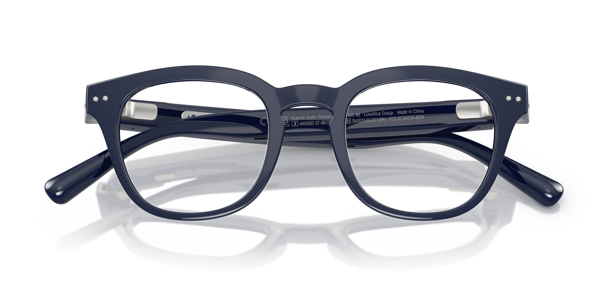 Nuance Audio Glasses, T # AW5002 07 480 Group Made in China HOS 48 Luxottica 189V FCC D 2AYD4-4004 SM3SS-RGSF