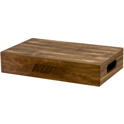 Front. Kupo - Kupo Half-Size Apple Box, Brown Stained.