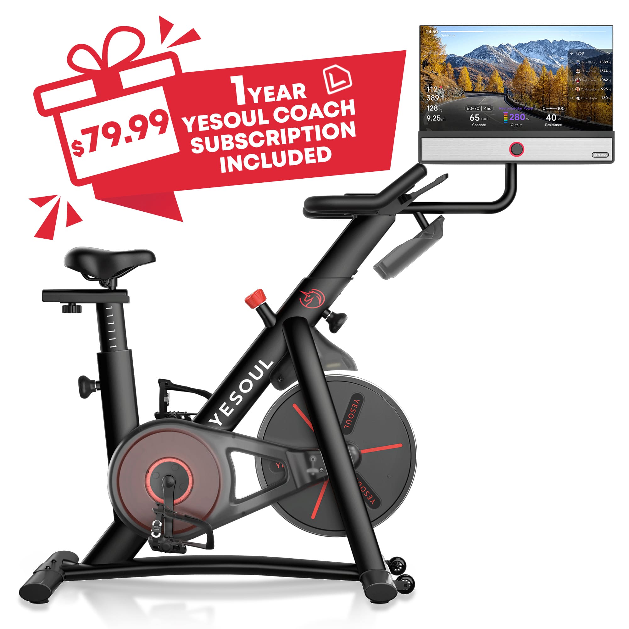 1 YEAR YESOUL COACH $79.99 SUBSCRIPTION INCLUDED