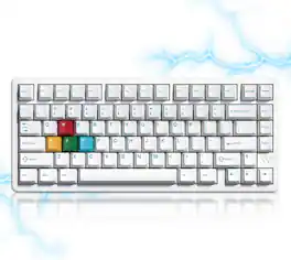 Womier - SK75 TMR/HE 75% Aluminum Rapid Trigger Wireless Mechanical Keyboard,Hall Effect Magnetic Switches Keyboard - White