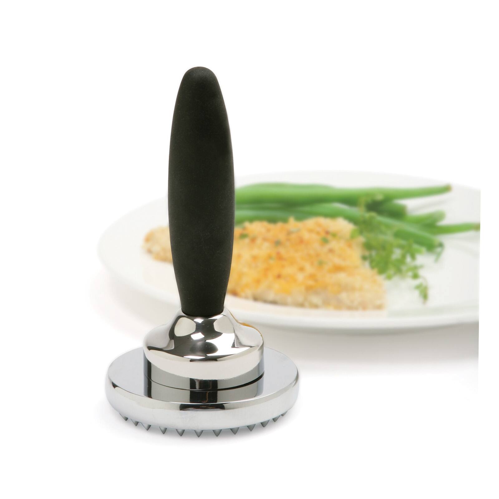 Alt View 3. Norpro - Grip EZ Deluxe Reversable Meat Tenderizer and Pounder - Silver.