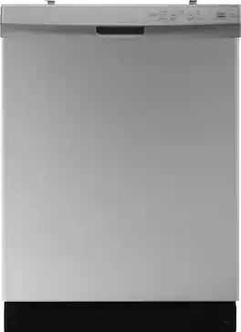 Insignia™ - 24” Front Control Built-In Dishwasher with DishSense™, ENERGY STAR Certification, and Operating Sound Level 52 dBA - Stainless Steel