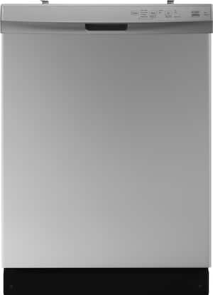 Insignia™ - 24” Front Control Built-In Dishwasher with DishSense™, ENERGY STAR Certification, and Operating Sound Level 52 dBA - Stainless Steel