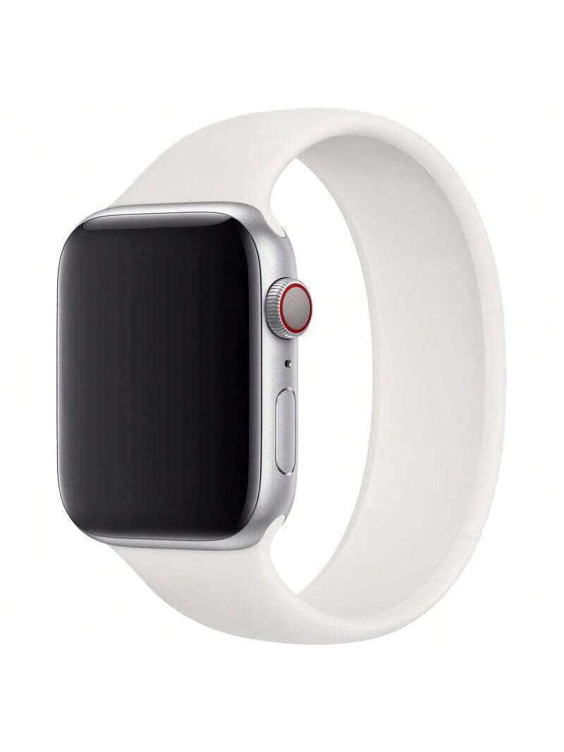 Apple Watch Solo Loop 40mm Size 8 White - Best Buy