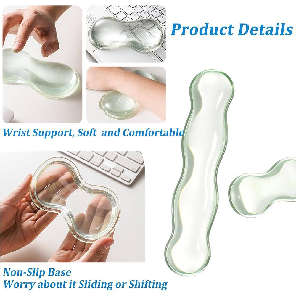 Product Details

- Wrist Support, Soft and Comfortable
- Non-Slip Base
- Worry about it Sliding or Shifting