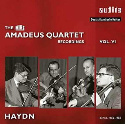 The RIAS
Amadeus Quartet
Recordings
Vol. VI
Haydn
Berlin, 1950-1969
audite
Deutschlandradio Kultur
