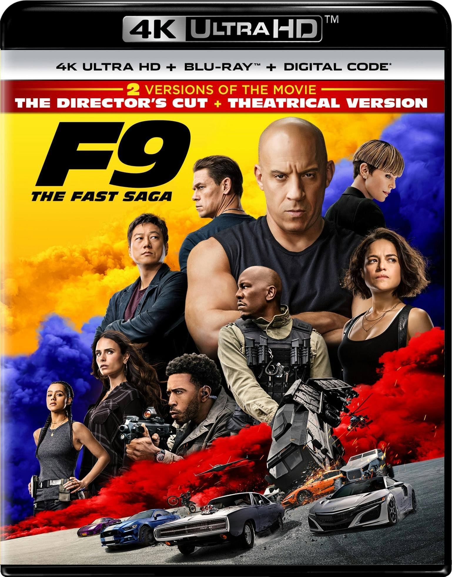 Angle. F9: The Fast Saga   - 4K Blu-Ray.