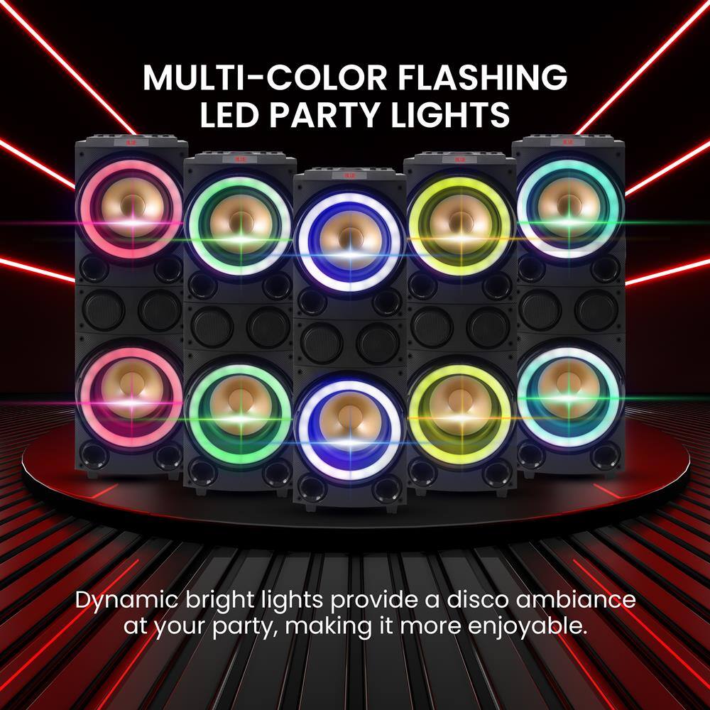 MULTI-COLOR FLASHING LED PARTY LIGHTS

Dynamic bright lights provide a disco ambiance at your party, making it more enjoyable.