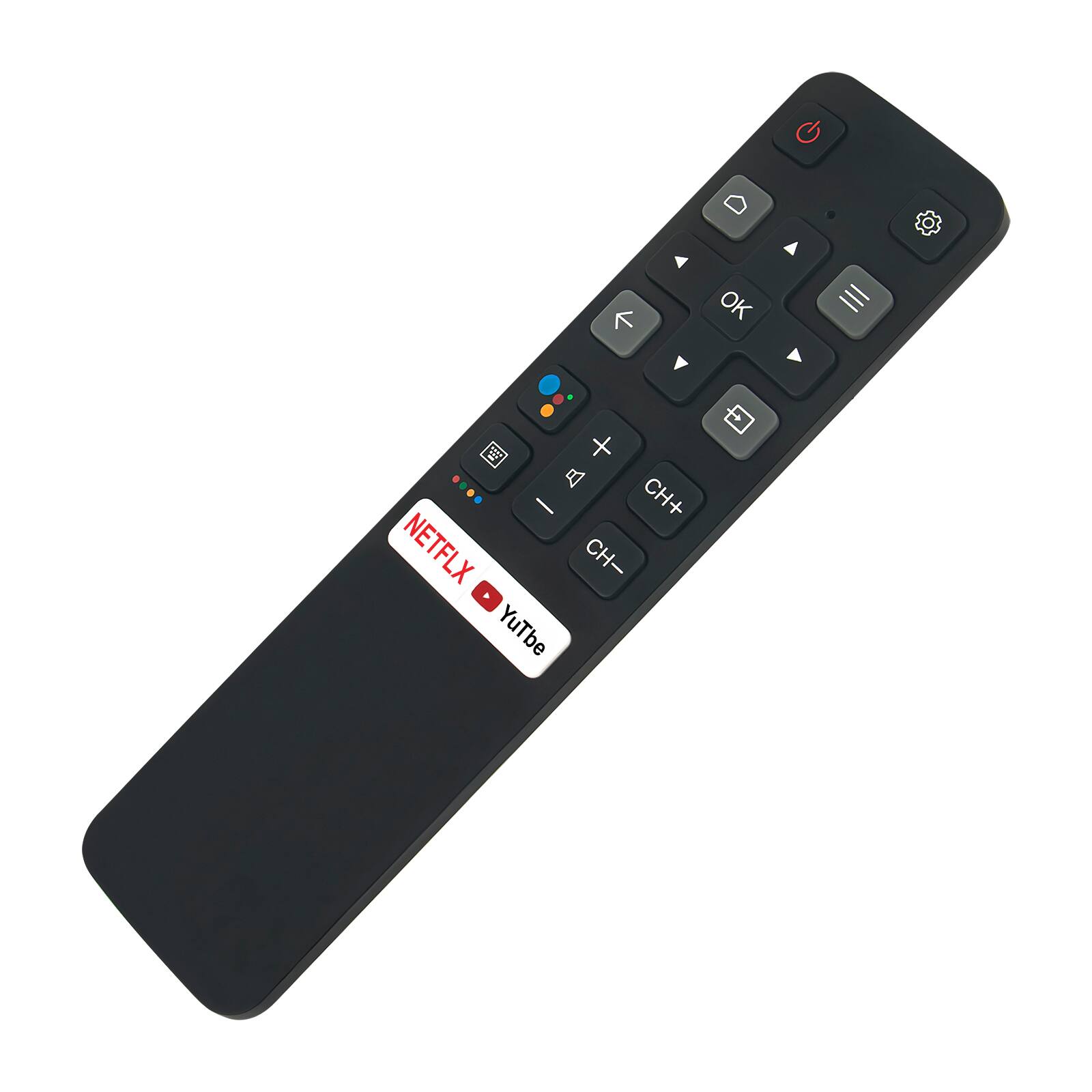 OK, CH+, NETFLIX, CH-, YouTube