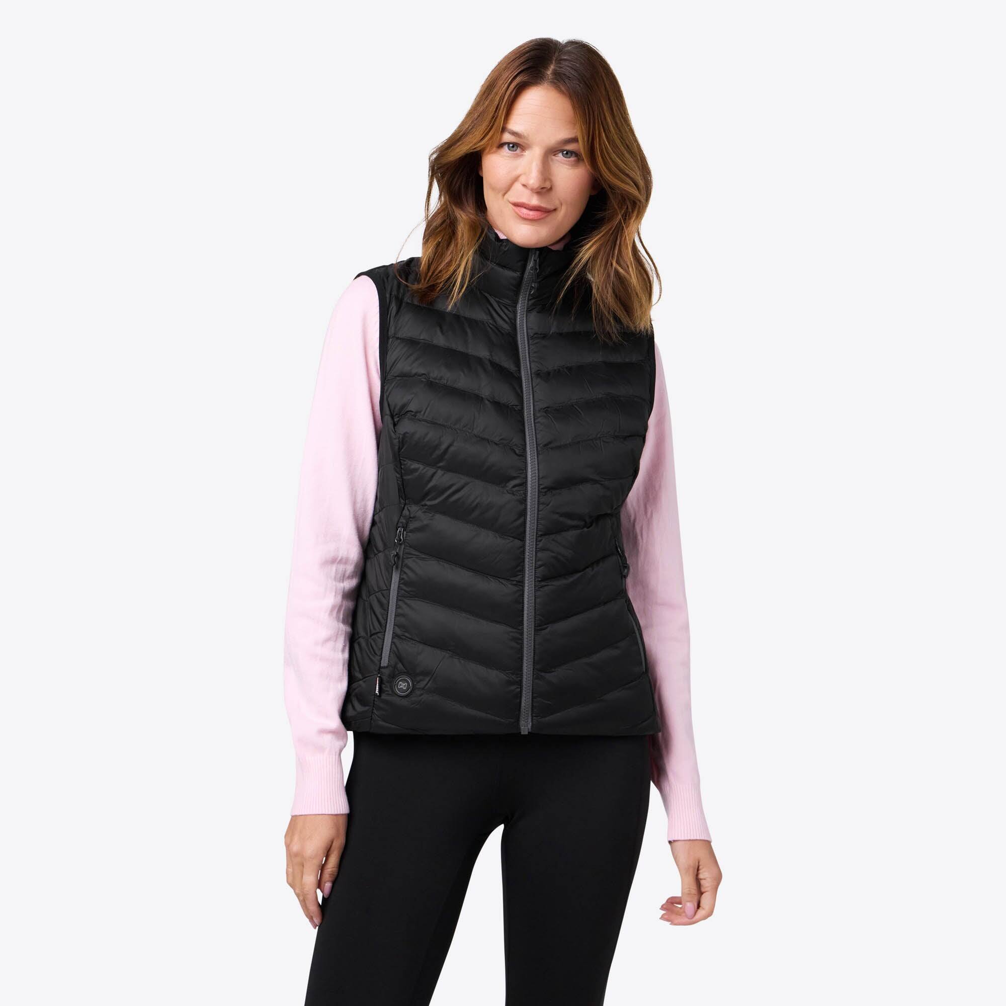 Alt View 4. Mobile Warming - Women's Backcountry Xtera Heated Vest - Black.